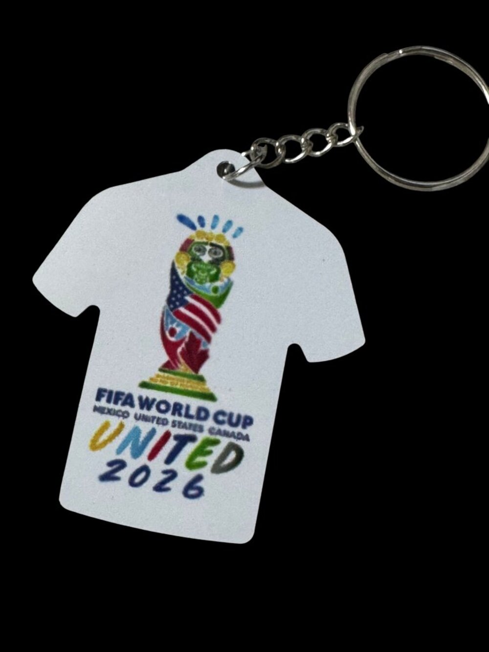 FIFA World Cup 2026 United Mexico United States Canada Soccer Jersey Shape Metal